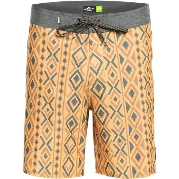 Quiksilver Hempstretch 18" Boardshorts Mens 34 Highline Performance NEW - Picture 1 of 7